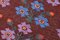 Vintage Kelim Teppich aus Wolle mit Blumenmuster 5