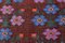 Tappeto Kilim vintage in lana a fiori, Immagine 11