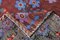 Alfombra Kilim vintage de lana de flores, Imagen 13