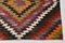 Vintage Wool Geometric Kilim Rug 9