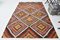 Vintage Wool Geometric Kilim Rug 1