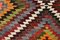 Alfombra Kilim vintage de lana geométrica, Imagen 15