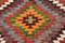 Vintage Wool Geometric Kilim Rug, Image 5