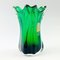 Large Mid-Century Labelled Chambord Murano Glass Vase from Fratelli Toso, Italy, 1940s 7