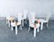 Sedie da pranzo postmoderne di Pietro Costantini, Italia, anni '80, set di 6, Immagine 1