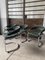 Mid-Century Italian Modern Dining Chairs in Velvet & Chrome by Giotto Stoppino, 1970s, Set of 4, Image 3