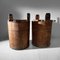 Antique Wooden Buckets, Japan, 1920s, Set of 2, Image 1