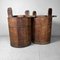 Antique Wooden Buckets, Japan, 1920s, Set of 2 2