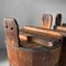 Antique Wooden Buckets, Japan, 1920s, Set of 2, Image 5