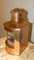 Ship Oil Table Lamp in Copper and Glass from Bakboord, Netherlands 14