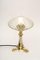 Art Deco Alpaca Table Lamp with Cut Glass Shade Vienna, 1920s, Image 13