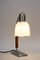 Lámpara de mesa giratoria Art Déco de cromo, Viena, años 20, Imagen 17