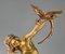 Claire Jeanne Roberte Colinet, Art Deco Akt mit Papageien, 1925, Bronze auf Marmorsockel 8