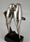 Paul Marec, Art Deco Sittiche oder Turteltauben, 1925, Bronze auf Marmorsockel 4