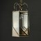 Vintage Pendant Lamp in Brass Polished Glass, Italy, 1960s, Image 2