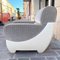 Glass Fiber and Gray Velvet Lounge Chair, Italy, 1970s, Image 6