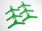 Green Plastic Clothes Hangers by Ingo Maurer for Design M, 1970s, Set of 6, Image 9