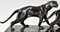 Dautrive, Art Deco Panthers, 1925, Bronze auf Marmorsockel 9