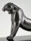 Emile Louis Bracquemond, Art Deco Stretching Panther, 1925, Bronze on Marble Base 10