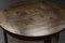 Tavolino da caffè Art Déco rotondo con ripiano intarsiato, anni '30, Immagine 13