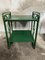 Mid-Century Italian Modern Bedside Tables with Ornaments in Green Painted Iron, 1970s, Set of 2 9