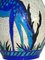 Art Deco Keramikvase in Blauem Hirsch von Charles Catteau für Boch Frères, 1920er 6