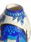 Jarrón Art Déco de cerámica de ciervo azul de Charles Catteau para Boch Frères, años 20, Imagen 7