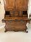 18th Century Dutch Marquetry Inlaid Burr Walnut Bureau Bookcase, 1780s 13