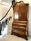 18th Century Dutch Marquetry Inlaid Burr Walnut Bureau Bookcase, 1780s, Image 3