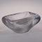 Platina Ice Glass Bowl by Vicke Lindstrand for Orrefors, 1950s 1