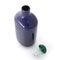 Bottiglia in vetro blu con tappo di Barovier & Toso, anni '80, Immagine 6