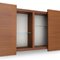 Wall Sideboard with Glass Shelves, 1960s 5