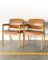 Sedie Mid-Century in quercia, set di 2, Immagine 1