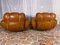 Mid-Century Italian Space Age Natural Leather Armchairs, 1970s, Set of 2 4