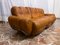 Mid-Century Italian Space Age Leather 3-Seater Sofa, 1970s 15