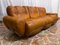 Mid-Century Italian Space Age Leather 3-Seater Sofa, 1970s 4