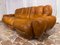 Italienisches Mid-Century 3-Sitzer Ledersofa, 1970er 6