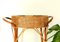 Vintage Bamboo and Viennese Straw Bar Cart, Italy, 1970s 4