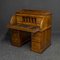 Mid Victorian Burr Walnut Cylinder Desk, Image 17