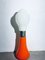Lámpara de pie Lipstick era espacial de Mazzega, Italia, Imagen 6