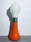 Lámpara de pie Lipstick era espacial de Mazzega, Italia, Imagen 1