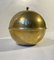 Space Age Danish Planet Oil Lamp in Brass, 1960s 1