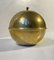 Space Age Danish Planet Oil Lamp in Brass, 1960s, Image 1