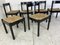Mid-Century Modernist Black Beech and Papercord Carimate Dining Chairs by Vico Magistretti, 1960s, Set of 6 2