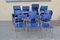 Industrial Blue Dining Chairs, 1970s, Set of 30, Image 10