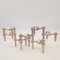 Vintage Stackable Candleholders by H. Nagel and Ceasar Stoffi for BMF, 1960s, Set of 18, Image 3
