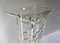 Acrylic Acrylic Glass and Gold Brass Bar Rack with Tray, 1970s 3