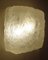 Vintage Glass Flush Light Sconce from Honsel, 1960s, Set of 2 5