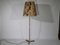 Lámpara de pie Micheline trípode de teca y latón atribuida a Jt Kalmar para Kalmar, años 50, Imagen 9
