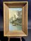 Augusto Caratti, View of Lake Como, 1880s, Oil on Canvas, Framed 1